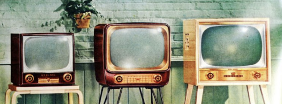 three TVs from the 1950s