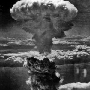 Picture of an atomic bomb blowing up