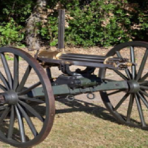 Photograph of a cannon used for the civil war