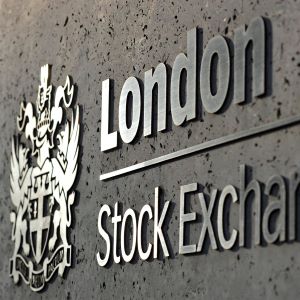 A sign of London stock exchange