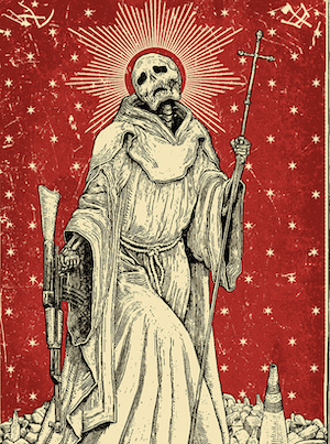Artistic depiction of Santa Muerte