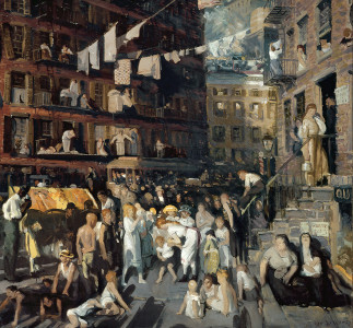 George Bellows, “Cliff Dwellers” (1913)