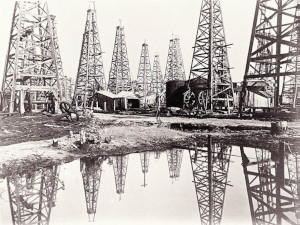oil derricks in Texas
