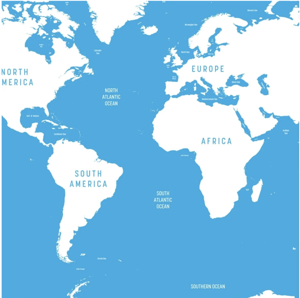 Map of the Atlantic world